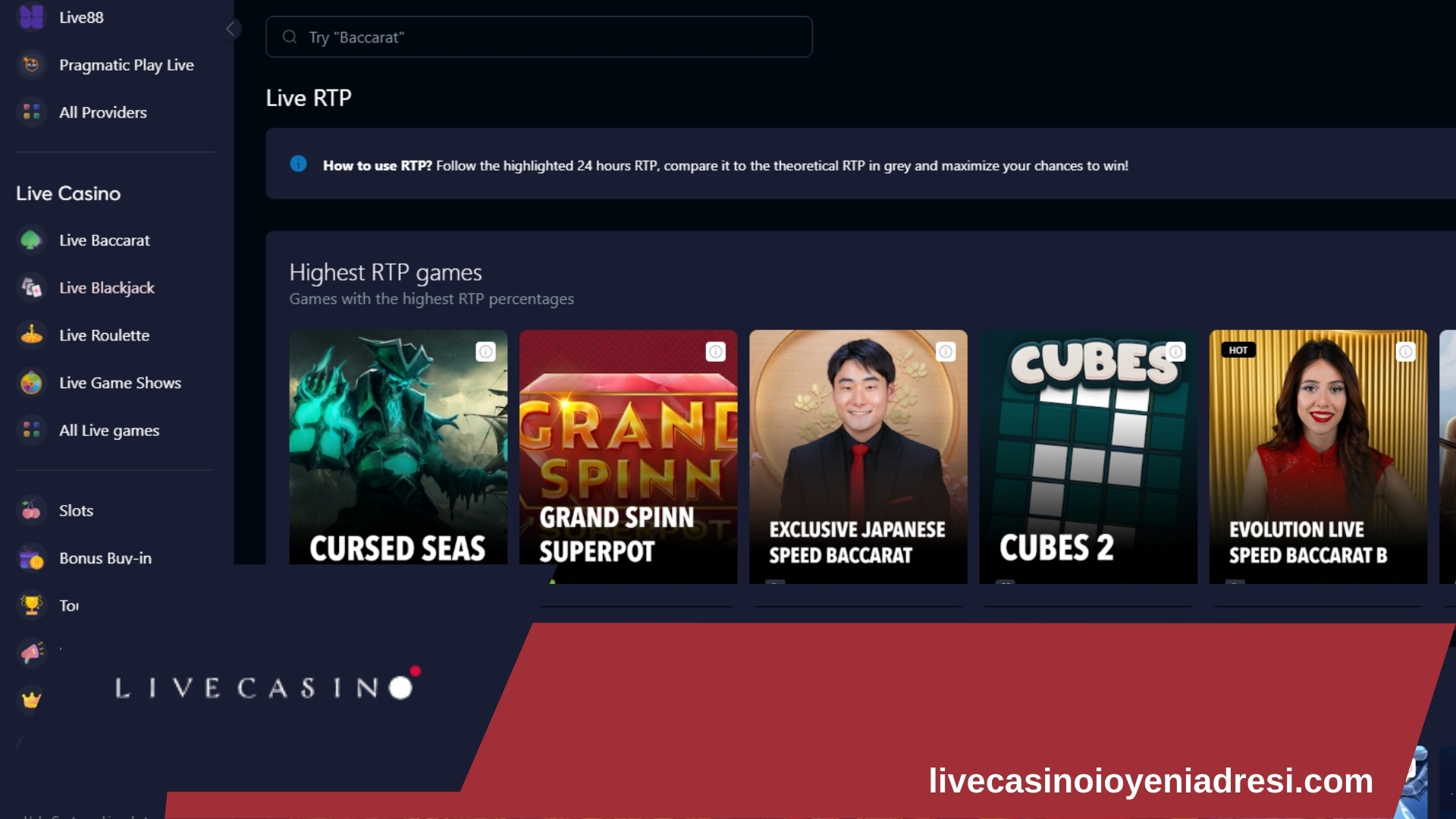Livecasino.io Güvenilir mi